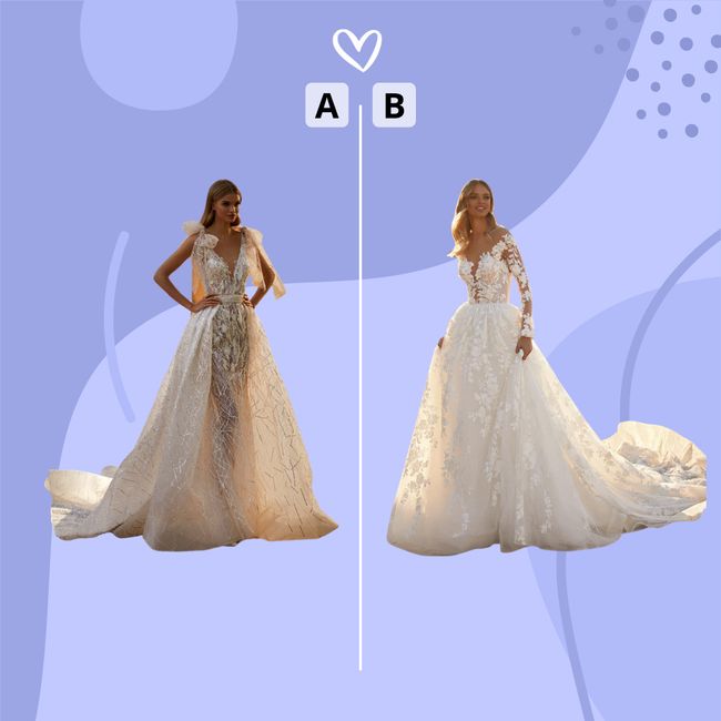 ¡ELIGE el vestido A o B! 1