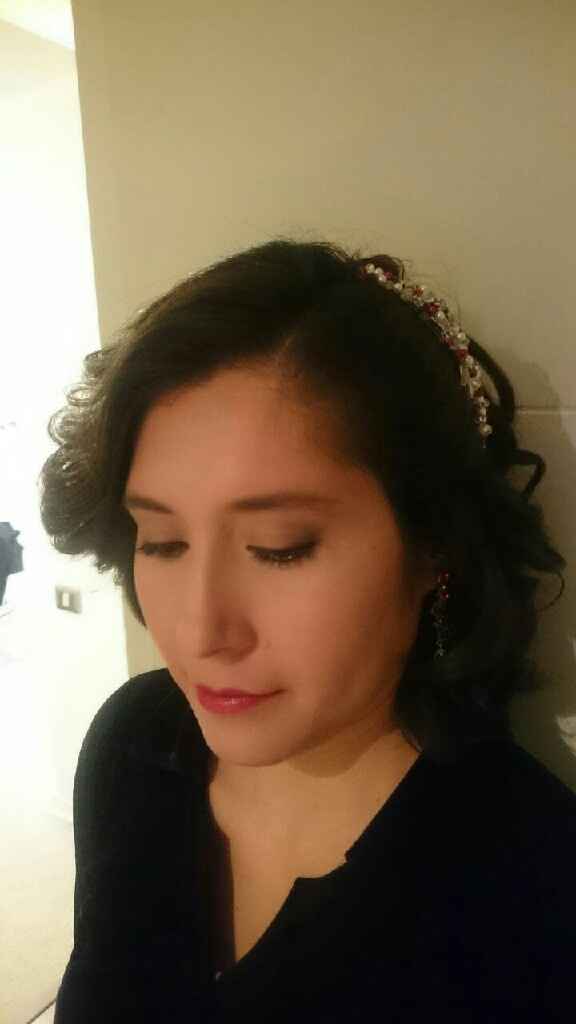 Mi prueba de maquillaje y peinado i - 10