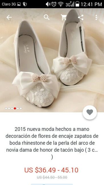 Zapatos de novia... - 2