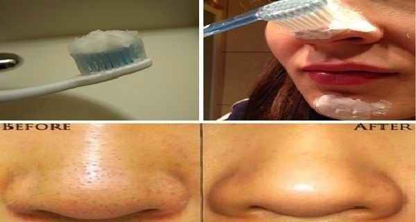 Limpieza facial con cepillo de dientes 