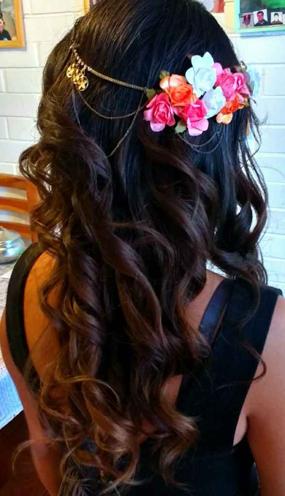 Peinados para novias con pelo largo - 1