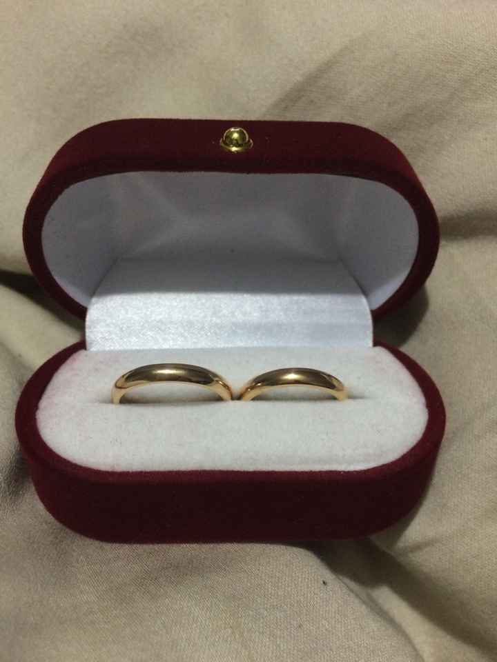Nuestros anillos de matrimonio! - 1