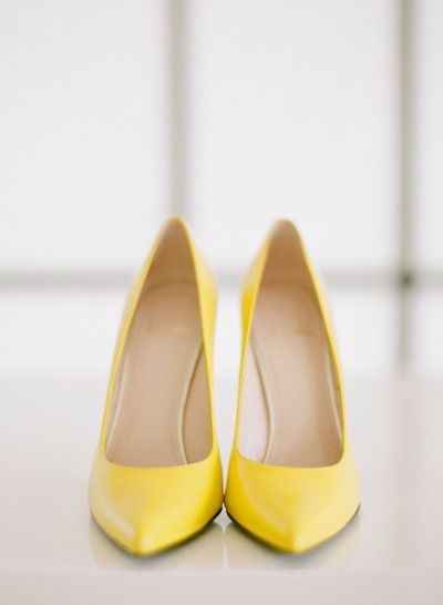 zapatos novia amarillo