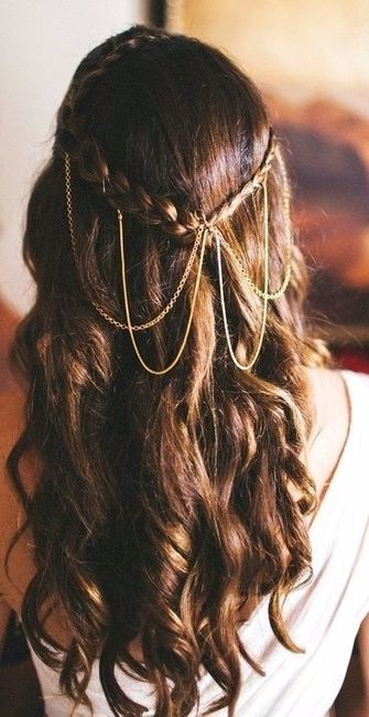 Peinados para novias con pelo largo