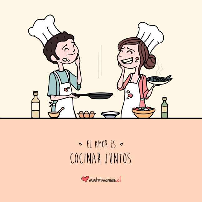 Cuál es el que demuestra amor cocinando?