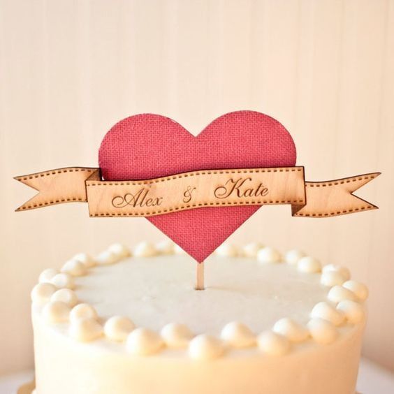 Elige el cake topper de boda de tus sueños 4