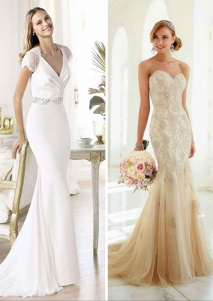 Vestido de novia blanco o beige?