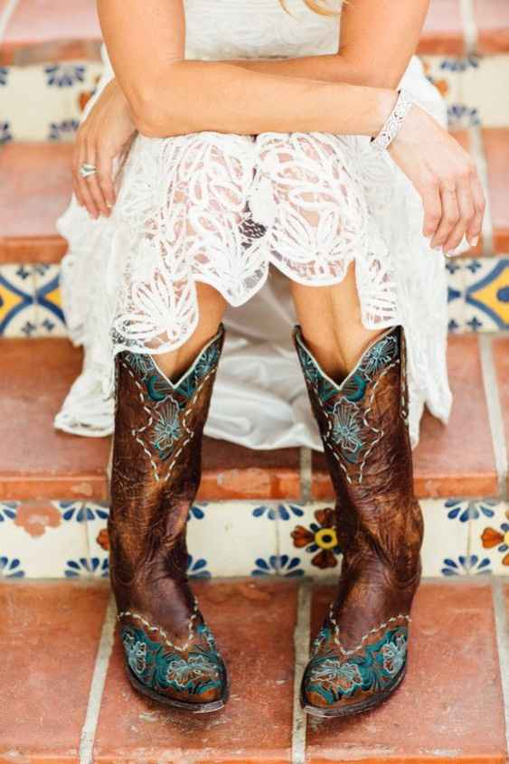 Botas vaqueras para novia clearance