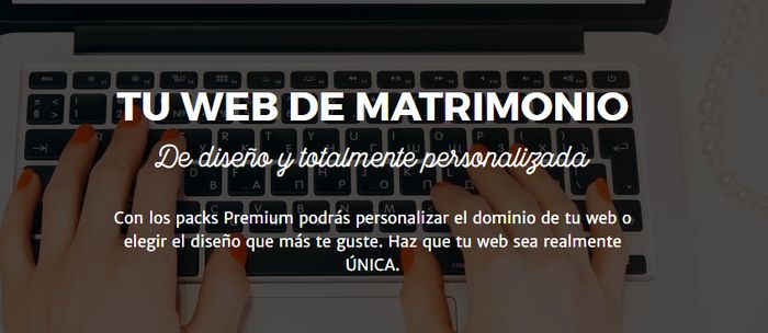 Web de Matrimonio Premium, ¿ya la tienes? 2