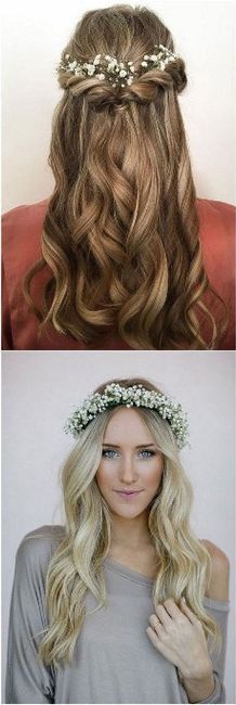 Peinados sencillos para una novia casual 5