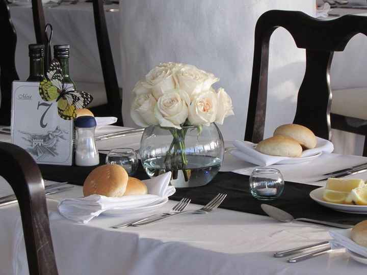 La mesa de los invitados