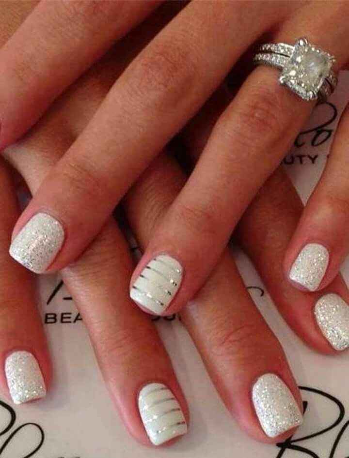 ¿Cuál de estas manicures francesas usarías para tu matrimonio? - 1