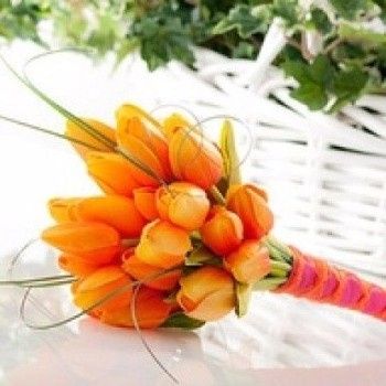 Bouquet de novia con tulipanes 9