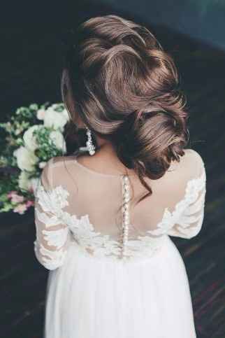 2. Peinado de novia elegante