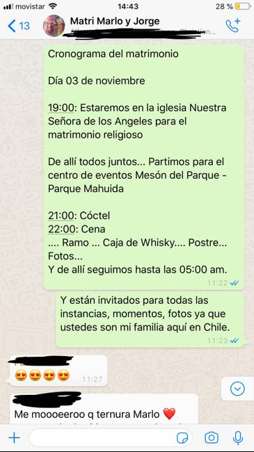 ¿El save the date enviarlo por WhatsApp o de forma física? - 1