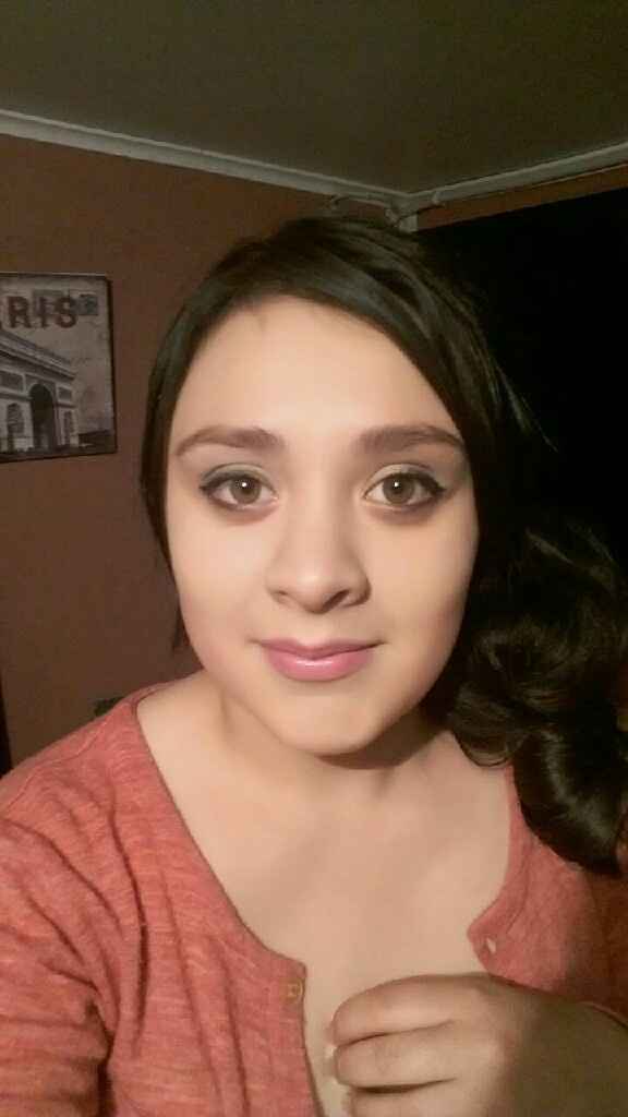 Prueba de peinado y maquillaje ! - 5