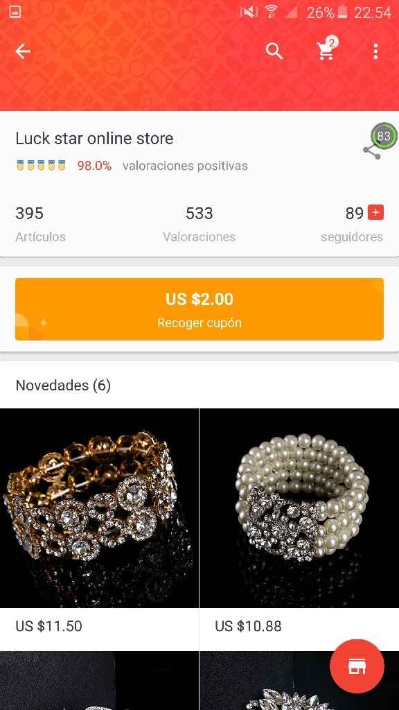 Llegó mi tocado de aliexpress - 1