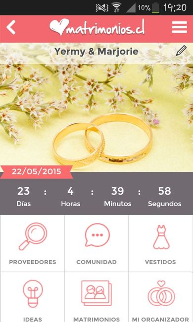 ¿cuántos días, minutos y segundos faltan para tu matrimonio? - 1