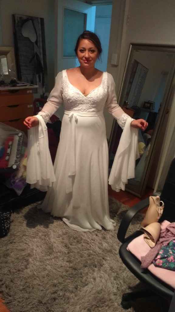 Por finnn conocí mi vestido de novia a 3 días antes de la boda - 1
