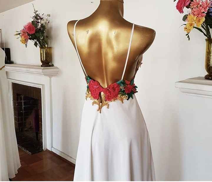 Estampados florales en vestidos de novia - 1