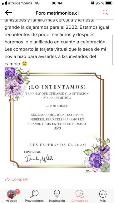 Cambio de fecha 3