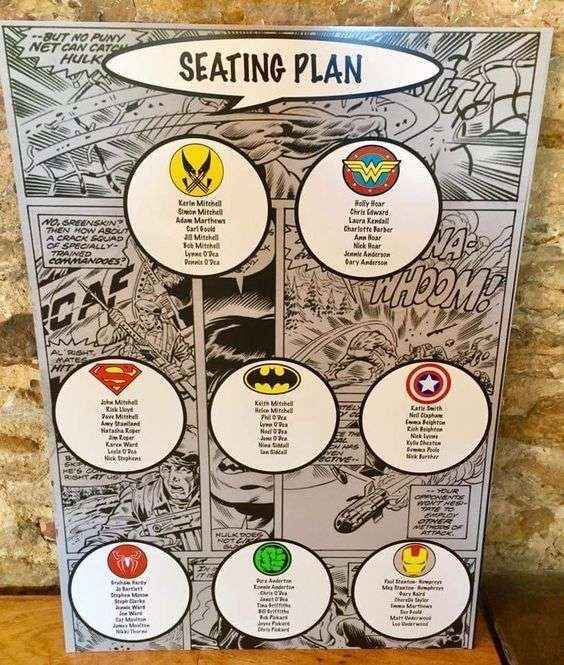 Ideas para seating plan - 9