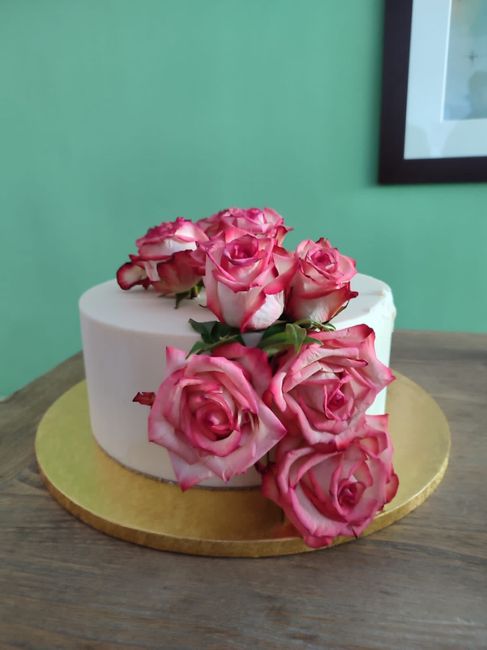 Una torta de novios muy floral - 1