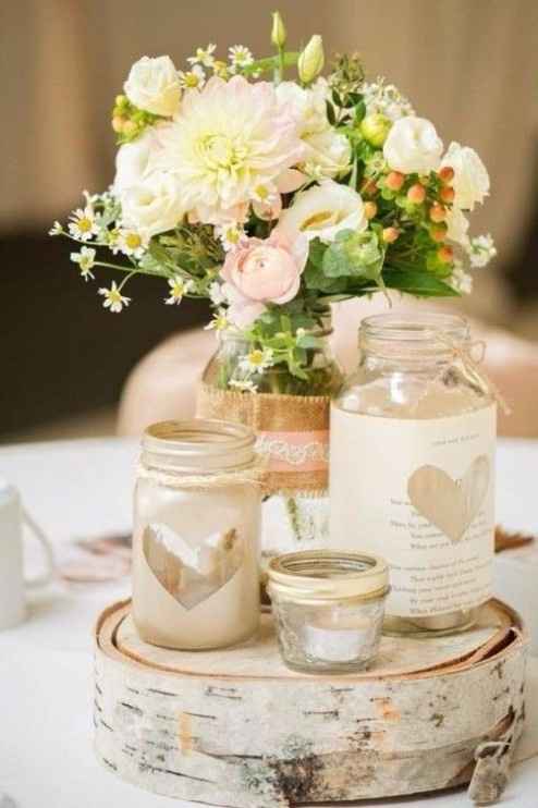 ¡19 Ideas para decorar DIY y utilizar frascos reciclados en tu boda!
