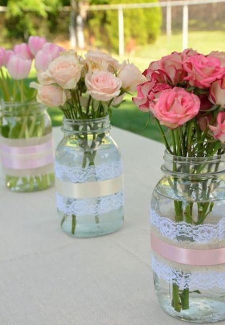 ¡19 Ideas para decorar DIY y utilizar frascos reciclados en tu boda!
