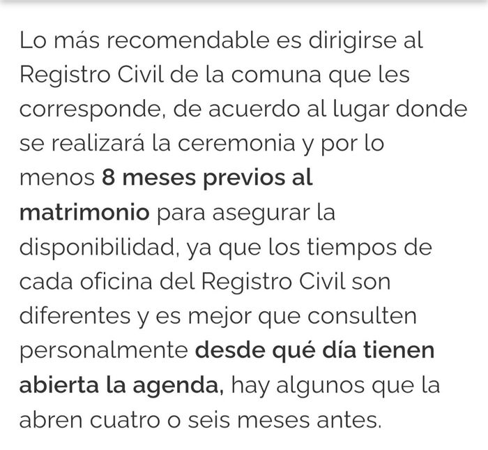 Matrimonio civil en Santiago: requisitos, precios y datos para casarte 7