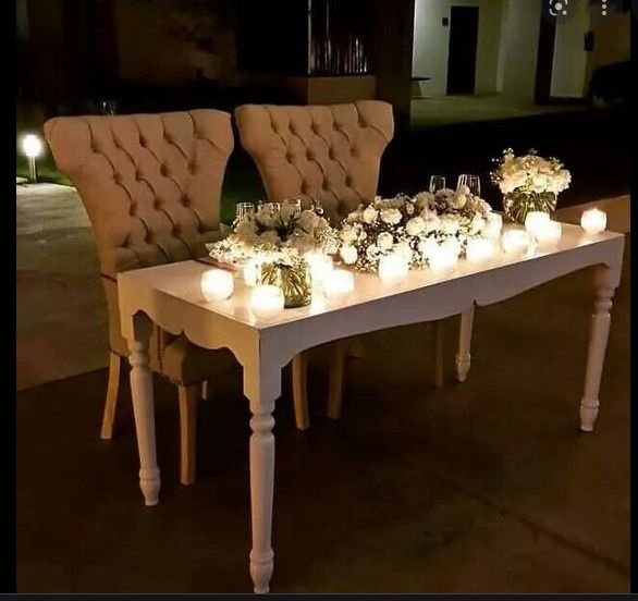 Arriendo mesas y silla para matrimonio civil - 1