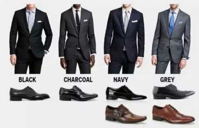 1.Combinación traje y zapatos novio