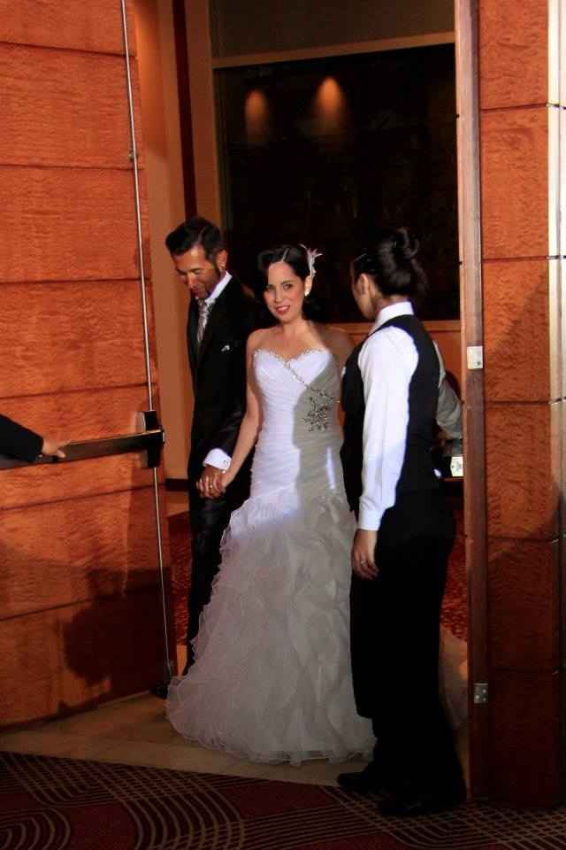 Entrada al salón
