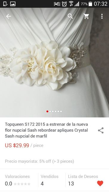 Cinturones para novias (todos están en aliexpress) - 5