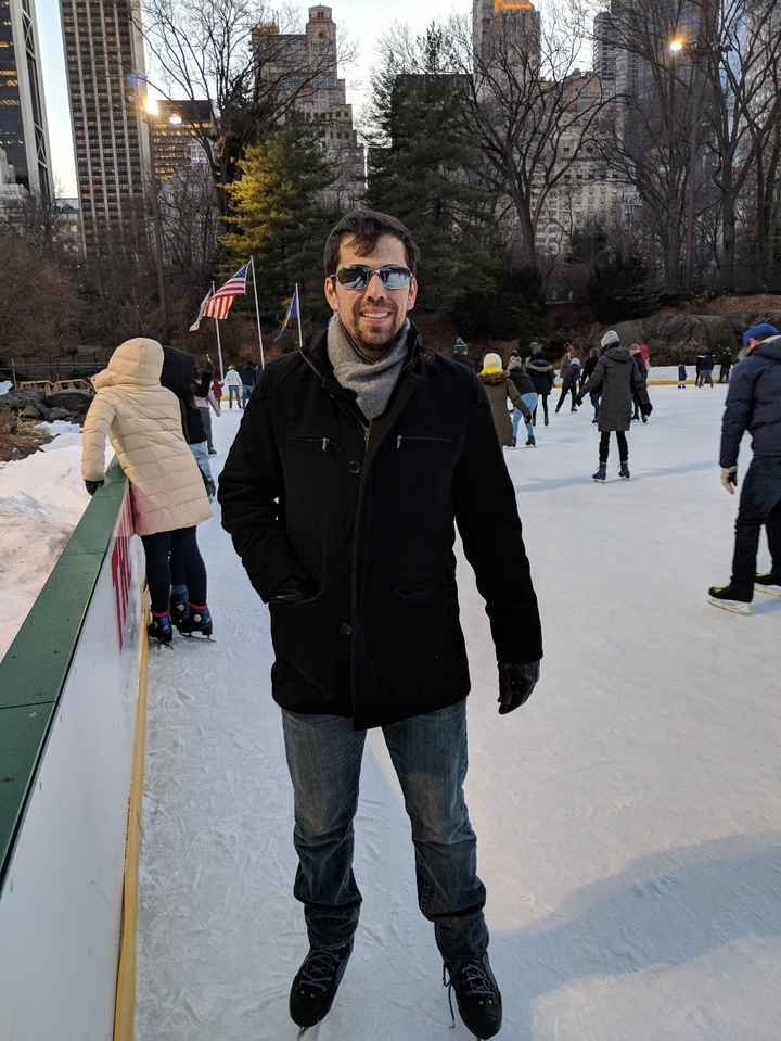 Patinando en Central Park