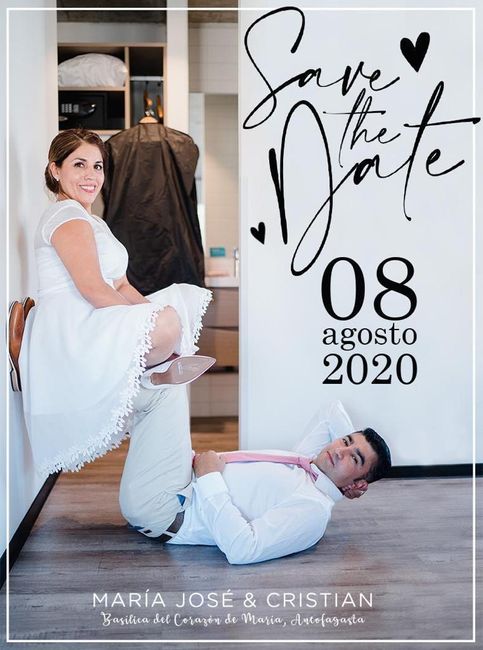 Nuestro Save the date 😍 1