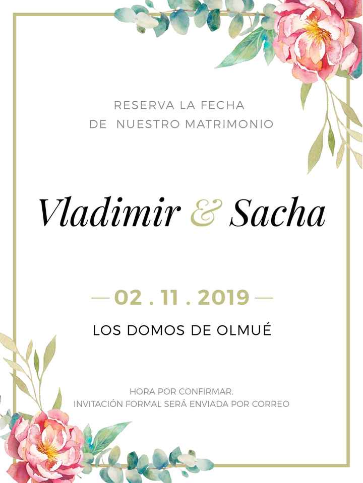 ¿Cuándo enviar el Save the Date? - 1