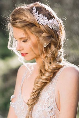 Matrimonio en verano: Peinados con trenzas 