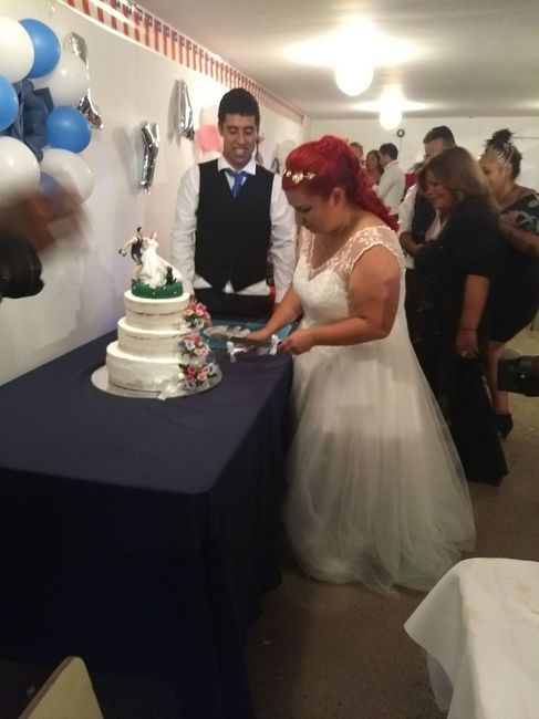 ¿Es tradición en Chile guardar 1 trozo del pastel de boda por un año? 1