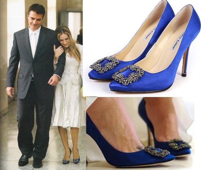 Zapatos azul  de Carrie Bradshaw - 1