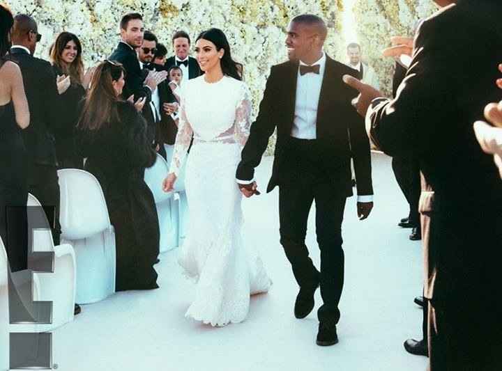 Vestido de novia de Kim Kardashian - 1