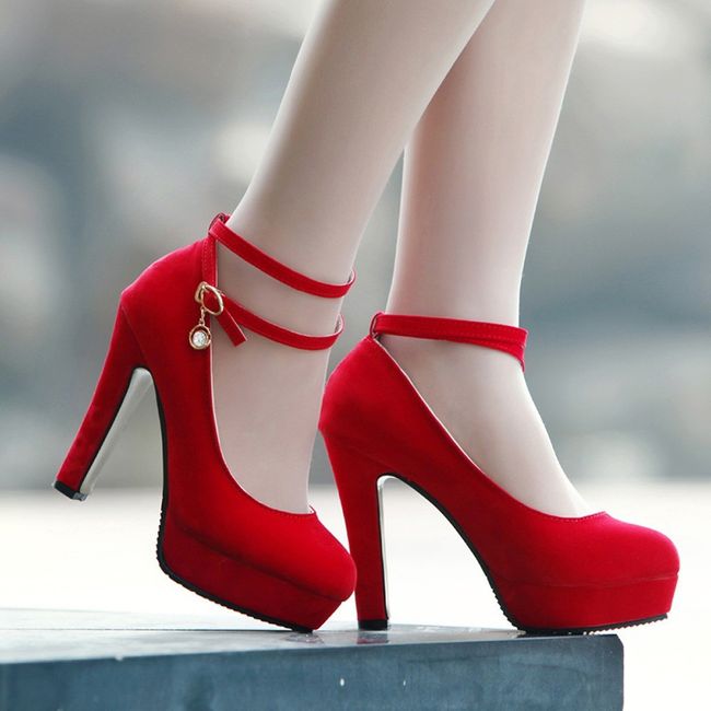 Zapatos de novia Rojo 1