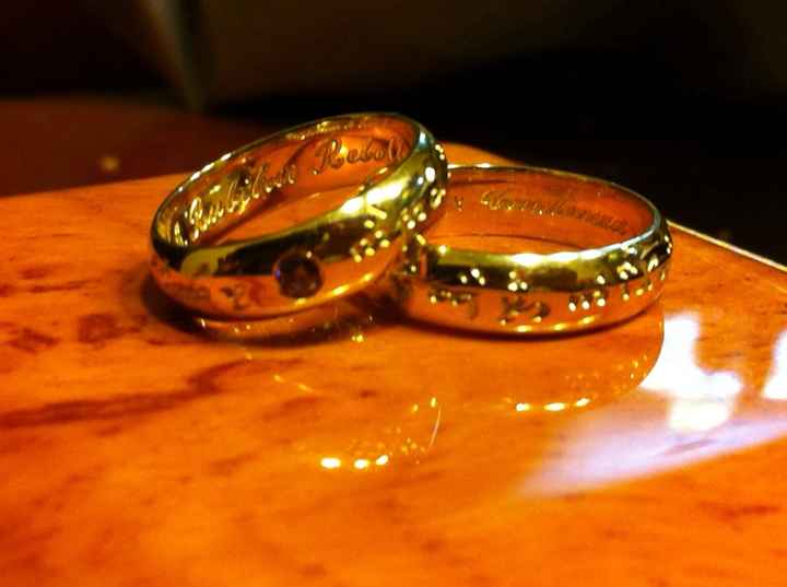 Mis anillos de matrimonio!!!!  - 1