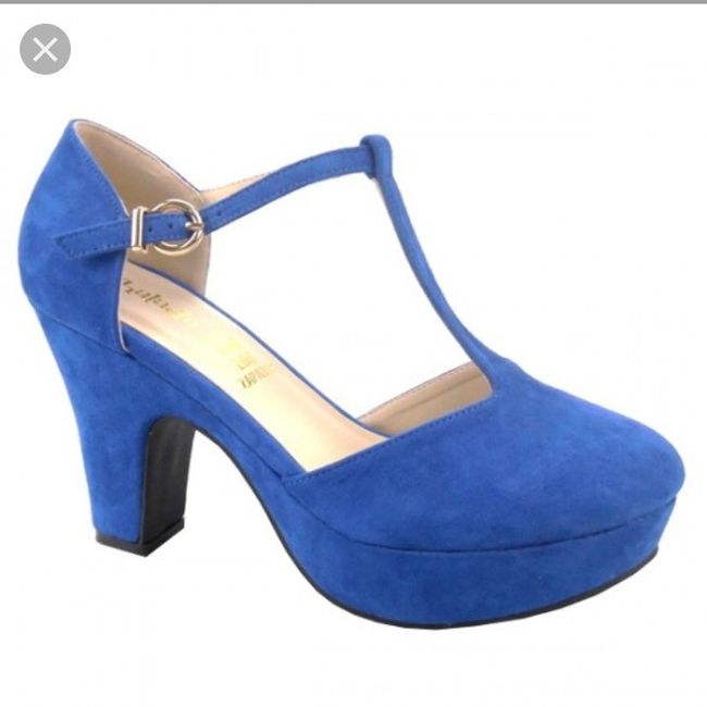 Zapatos de novia azules 5