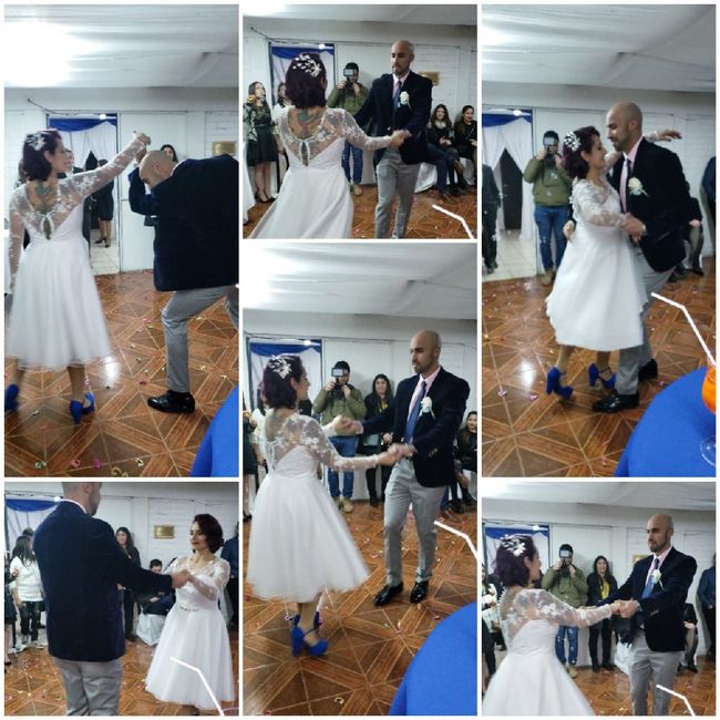 En el baile de novios a mi amor se le olvida toda la coreografía... 1