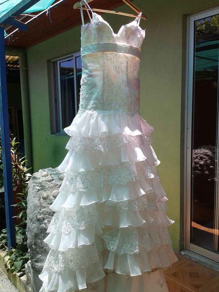 Cómo lavar el vestido de novia?