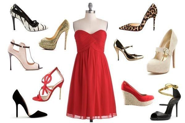 Zapatos para vestido rojo - 2