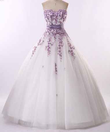 Inspiración: vestidos de novia de color - 2