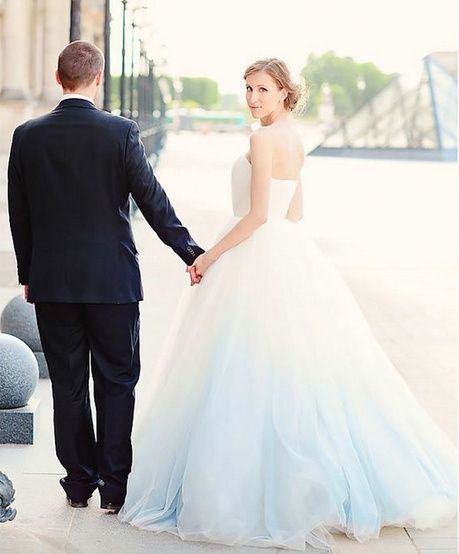 Inspiración: vestidos de novia de color - 1