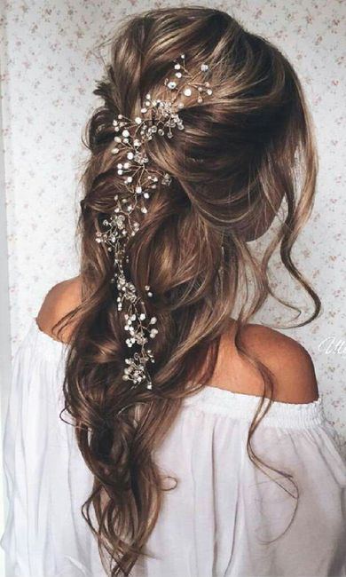 Peinados para novias de pelo largo ❤ 4